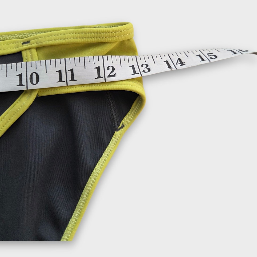 New Oiselle Gray Neon Colorblock Bikini Bottom Running Swim Womens Xs — image 4 of 5